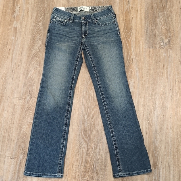 Ariat Denim - 💙❤️ Ariat Women's Classic Blue Mid Rise Straight Jeans size 28R 💙❤️